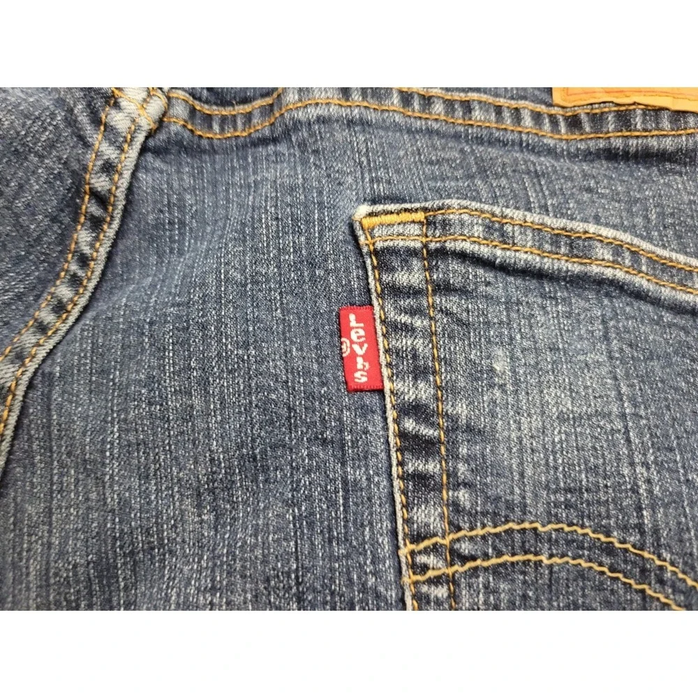 Levis 505 Straight Leg Jeans Mens 34x30 Blue Denim Classic Casual‎ Zipper Fly